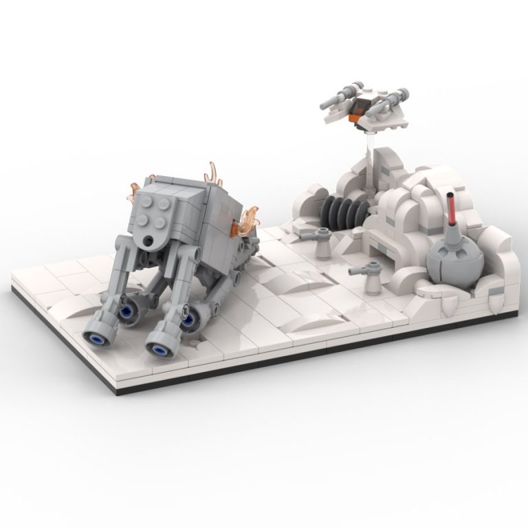 Lego Star Wars Echo Base Attack on Hoth Display Set - MOC Instructions