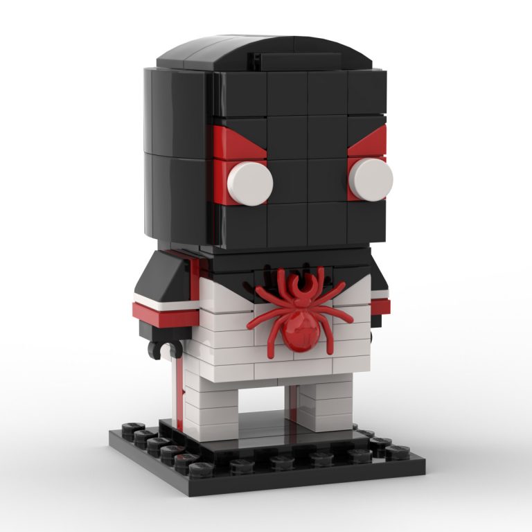 Spiderman Miles Morales T.R.A.C.K Suit Lego Brickheadz Instructions