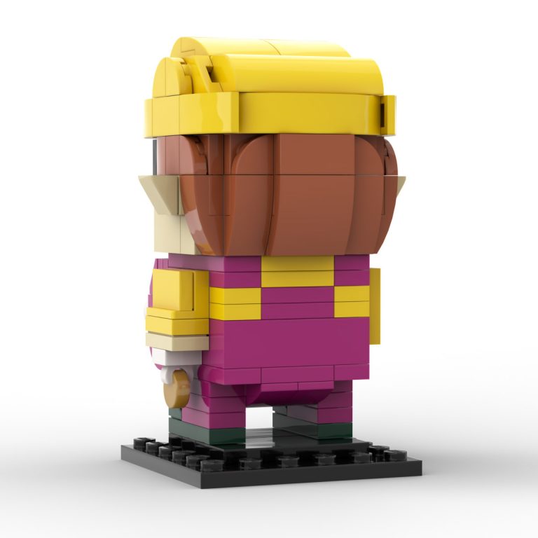 Custom Lego Wario MOC Brickheadz Instructions - Super Mario Bros